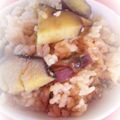 あきどんどこ's cooksnap of when they made さつまいもときのこで秋の炊き込みご飯.