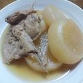 Machalin's cooksnap of when they made 圧力鍋で♪大根・魚のあらの炊き合わせ.