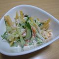 tatatama☆'s cooksnap of when they made 柿・きゅうり・キャベツレンジアップサラダ.