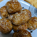 ナカザ☆'s cooksnap of when they made 焼肉のタレで肉巻きおにぎり！簡単美味しい.
