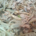 わさびアボカド's cooksnap of when they made 豚肉とごぼうのネギ塩炒め.