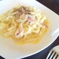 ayumi73's cooksnap of when they made カルボナーラ.