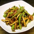 ちべターリー's cooksnap of when they made しし唐とポークのケチャ炒め.