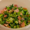 kitty_m3's cooksnap of when they made エコ☆カブの葉＆ベーコン炒め.