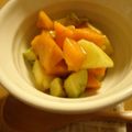 ガンバルmama's cooksnap of when they made ＊柿☆アボカド☆りんご☆のサラダ＊.