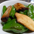 myukitty's cooksnap of when they made ししとうとエリンギの塩炒め.