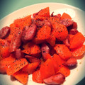 Ｅ－１０'s cooksnap of when they made ☆人参 と ソーセージ の 炒め物☆.