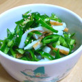 ゆぅか３'s cooksnap of when they made ぴーちく☆生ピーマンと竹輪の和え物.