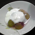 亜久里's cooksnap of when they made 巨峰のヨーグルト和え.