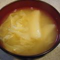 チョコチョコかえる's cooksnap of when they made ｷｬﾍﾞﾂとｼﾞｬｶﾞｲﾓのｽｰﾌﾟ.