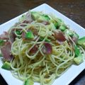 chippu's cooksnap of when they made くりいみぃアボカドとベーコンのパスタ★.