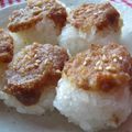 まじゅじゅ's cooksnap of when they made くるみ味噌の　焼きおにぎり.