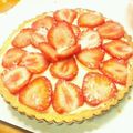 きんちゃんこ's cooksnap of when they made 苺✿チーズカスタードタルト.