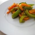 principito's cooksnap of when they made パプリカとピーマンdeきんぴら風。.