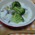 くるくるぱあまん's cooksnap of when they made あっさりミルクスープ。牛乳消費に！.