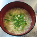 ゆりYO船長's cooksnap of when they made 玉ねぎと生姜のぽかぽか卵スープ.