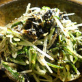 SETSUーRENT's cooksnap of when they made めんつゆで簡単！水菜のごま和え.