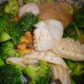 秘伝のタレ's cooksnap of when they made ♪イカとブロッコリー鶏がらスープ仕立て♪.