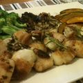 loveloco's cooksnap of when they made 里芋の豚肉巻きローズマリーソテー.