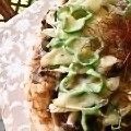Littleちっく's cooksnap of when they made 味噌チキンのチーズピザ.