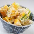 ななクレープ's cooksnap of when they made かぼちゃのマスタードサラダ　♪酒の肴.