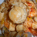 たちゅら's cooksnap of when they made ソーセージとホタテのパエリア.