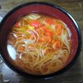 きゃめれよん's cooksnap of when they made ピリ辛トマトのそうめんラーメン.