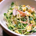 ミルルド's cooksnap of when they made 貝割れ大根とカニカマのわさマヨサラダ.