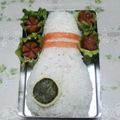 kimiko2564's cooksnap of when they made 簡単キャラ弁☆ボーリング♪.