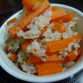 myukitty's cooksnap of when they made やさしい甘さ♪ツナと人参の炊きこみご飯.