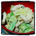 えるもー's cooksnap of when they made キャベツと鶏肉のオイマヨ和え☆.