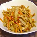 mamida_'s cooksnap of when they made ごぼうの味噌バタきんぴら.