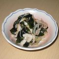 ３８８ma's cooksnap of when they made わかめの和え物.