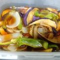 ひんべえ's cooksnap of when they made ポン酢で簡単！茄子とパプリカの揚げ浸し♪.