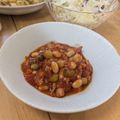 のの。's cooksnap of when they made 給食の味の再現！チリコンカーン.