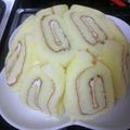 rx0902's cooksnap of when they made ロールケーキでドームムースケーキ.