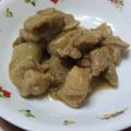 жゆきにゃж's cooksnap of when they made 鶏肉と里芋のごま味噌煮.