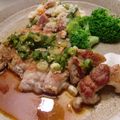 ハナ☆クロ's cooksnap of when they made ポークソテー　＊さっぱり香味ソース＊.