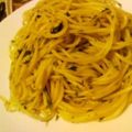 withLOVE's cooksnap of when they made 春菊のパスタ 和風ジェノベーゼ風.