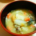 食いしん坊ネコ's cooksnap of when they made 【定番】豚汁.