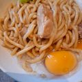 lemonina's cooksnap of when they made 照り焼き温玉うどん♪.