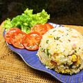 ちべターリー's cooksnap of when they made エビ塩で☆ピリ辛チャーハン.
