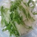 タラコママ's cooksnap of when they made 聖護院大根と水菜の京都風サラダ.