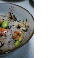 totomomo's cooksnap of when they made ひじきと枝豆のカラフルごはん.