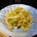 ゆいランラン's cooksnap of when they made 食感が楽しい！キャベツと油揚げのおひたし.