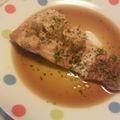 ♪ひのひの♪'s cooksnap of when they made サーモン　生姜醤油かけ.