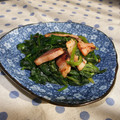 yamita's cooksnap of when they made 定番☆ほうれん草とベーコンのソテー.