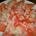 ソネチコ's cooksnap of when they made トマトと玉ねぎのサラダ☆.