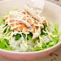 にゃんぷいぷい's cooksnap of when they made なんちゃって●カニ丼●ど～んtoサラダ風.