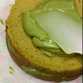 七色♪'s cooksnap of when they made ◆ホワイトチョコで抹茶チョコクリーム◆.